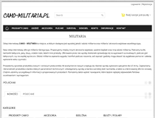 Tablet Screenshot of camo-militaria.pl